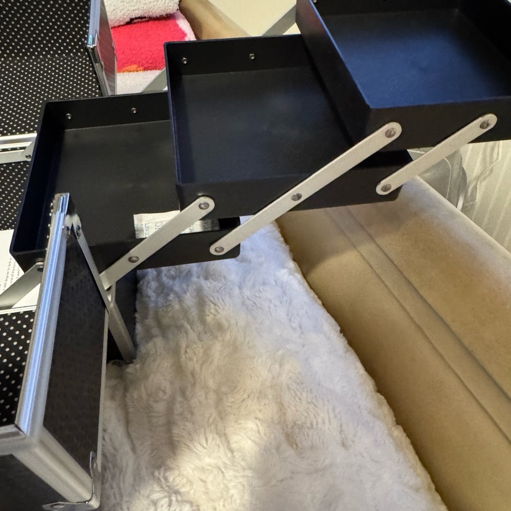 Black And Silver Locking Storage Case View 5